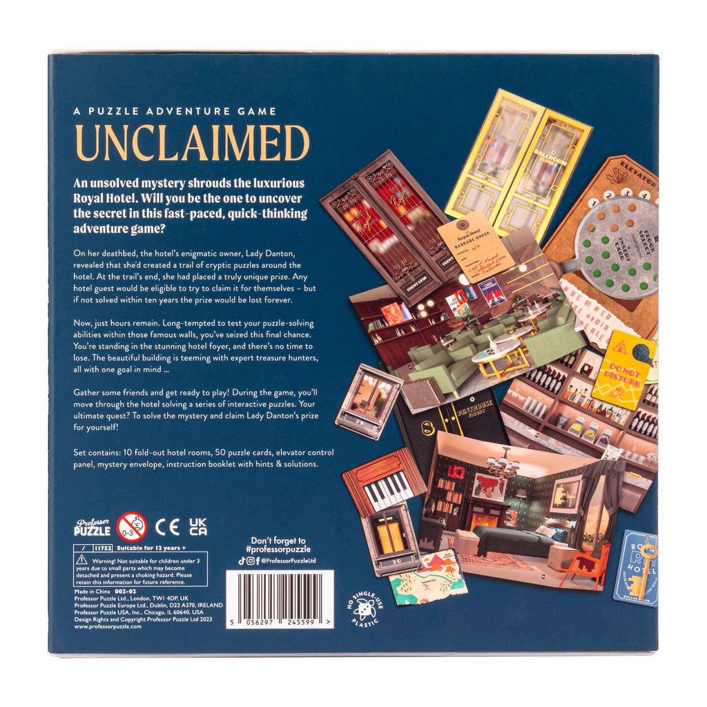 Unclaimed Puzzle Adventure Game