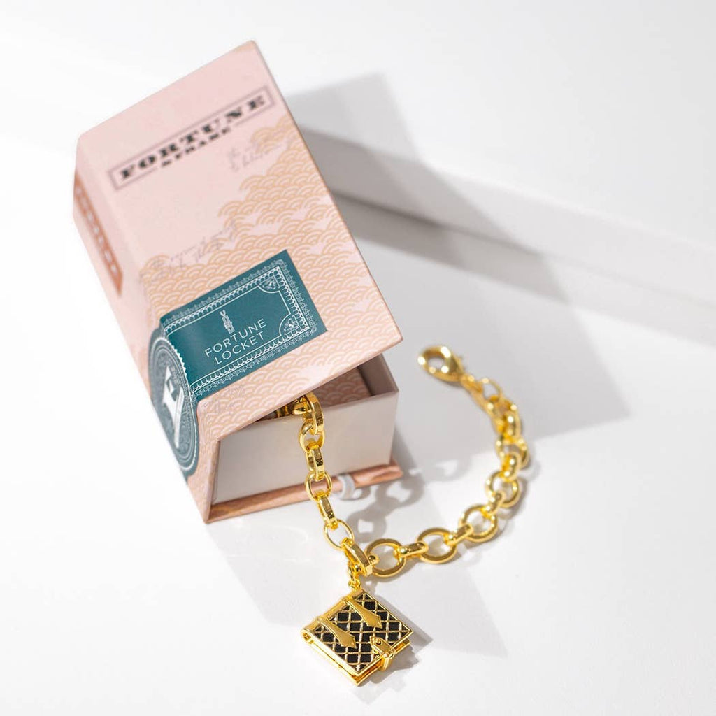 Book Charm Bracelet (Black)