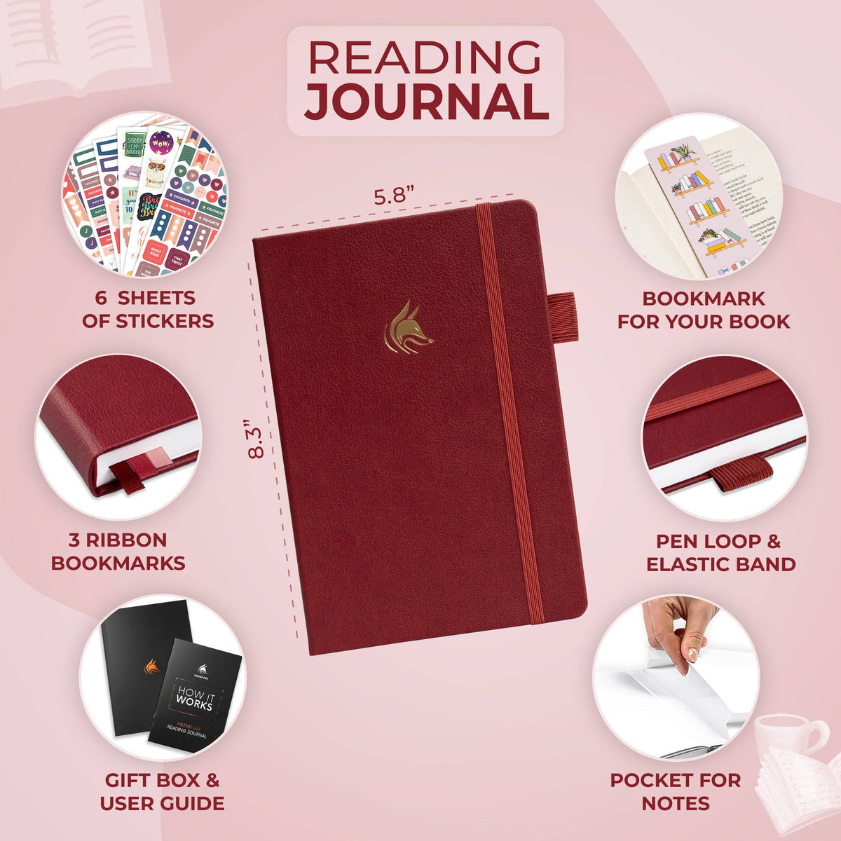 Reading Journal Premium: Forest Green