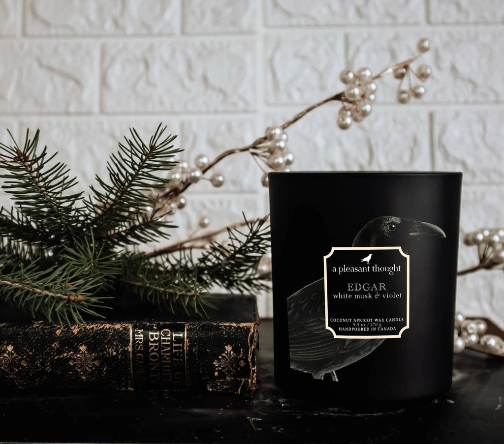 EDGAR White Musk & Violet Candle