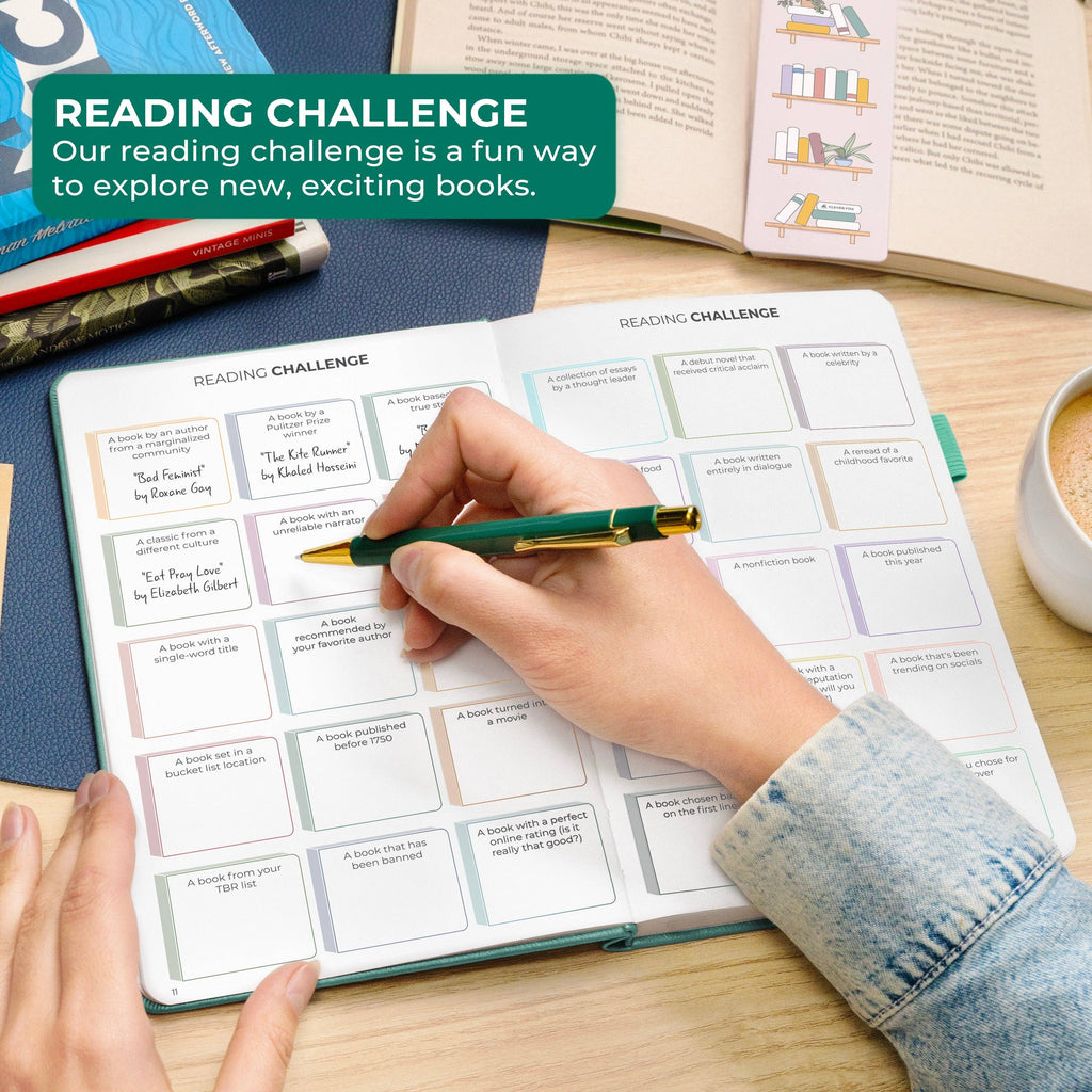 Reading Journal Premium: Forest Green