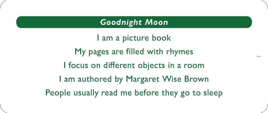 What Book Am I? Guessing Game