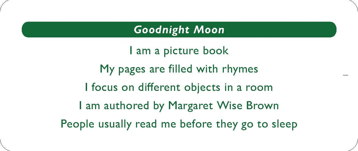 What Book Am I? Guessing Game