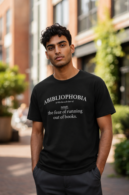 Abibliophobia Garment Dyed T-Shirt