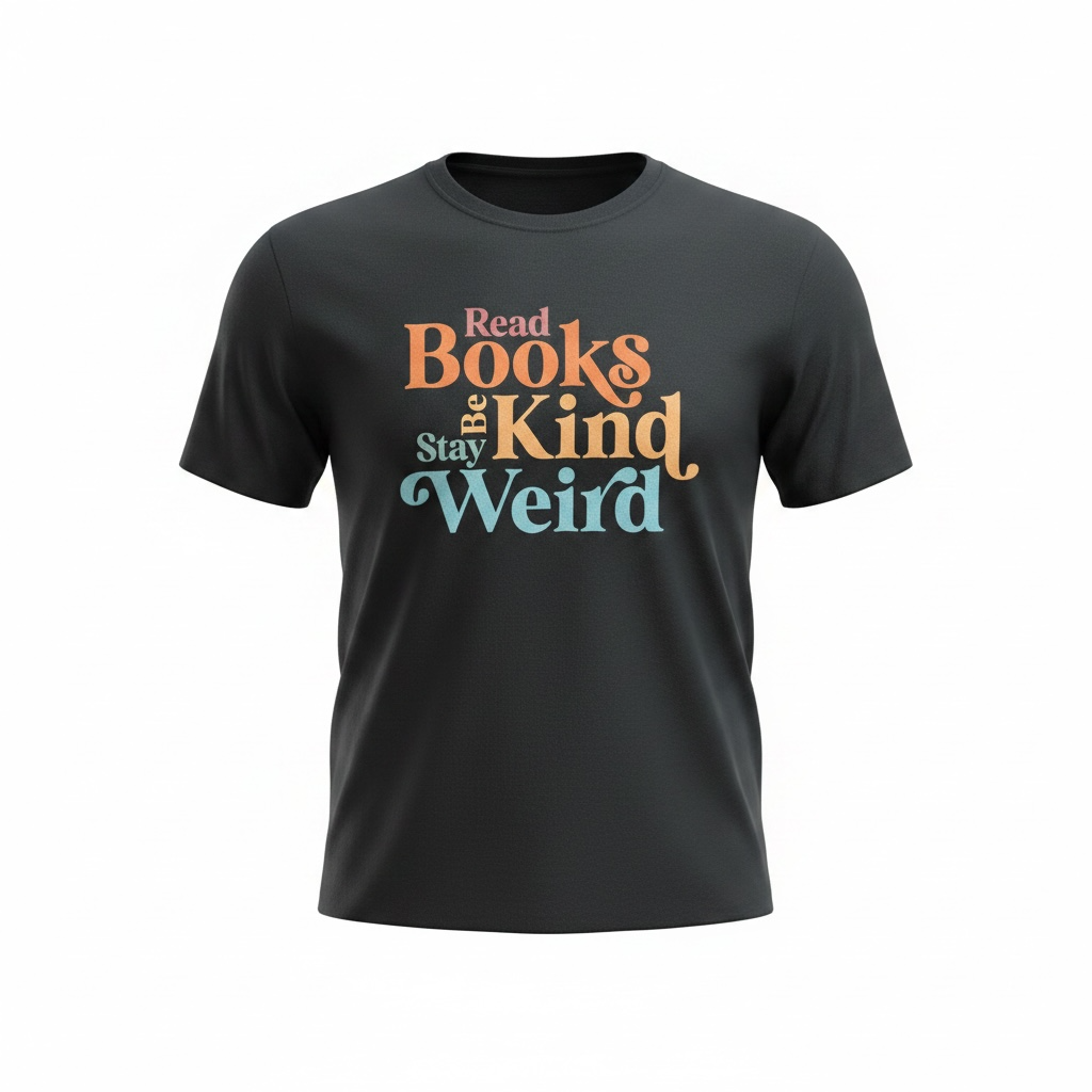 Read Books Be Kind Stay Weird Shirt