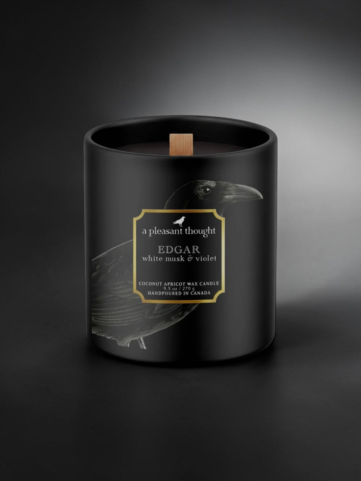 EDGAR White Musk & Violet Candle