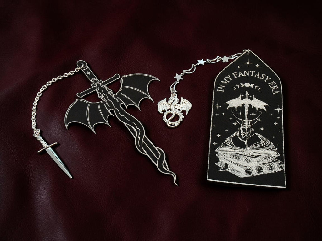 In My Fantasy Era Faux Leather Bookmark