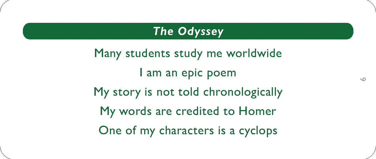 What Book Am I? Guessing Game