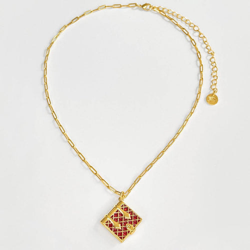 Book Charm Necklace