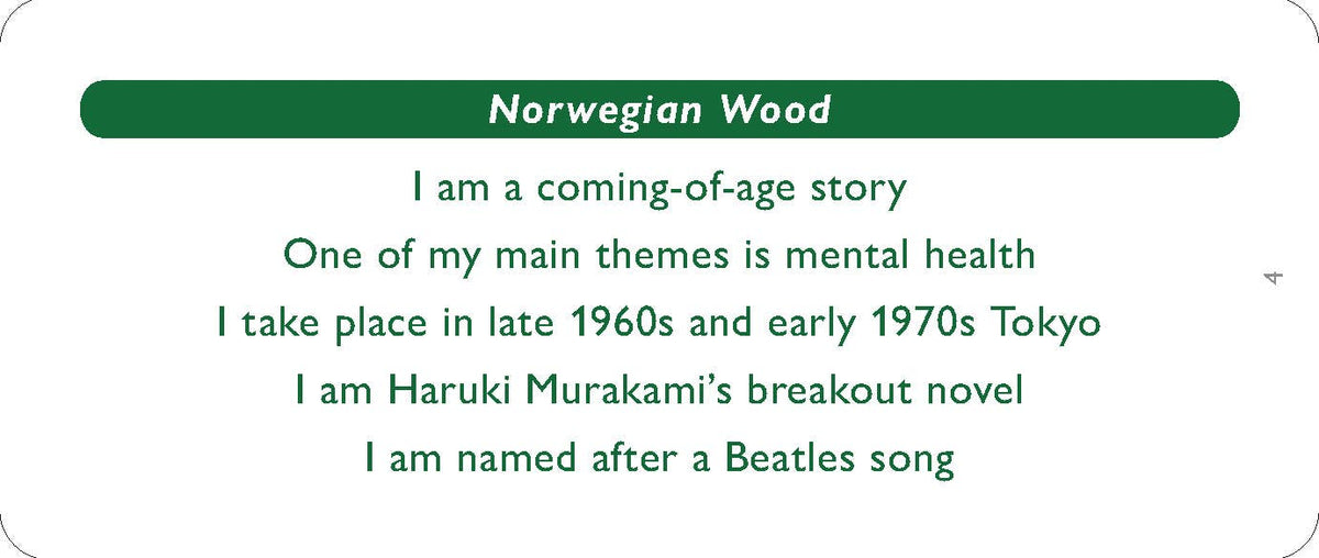 What Book Am I? Guessing Game