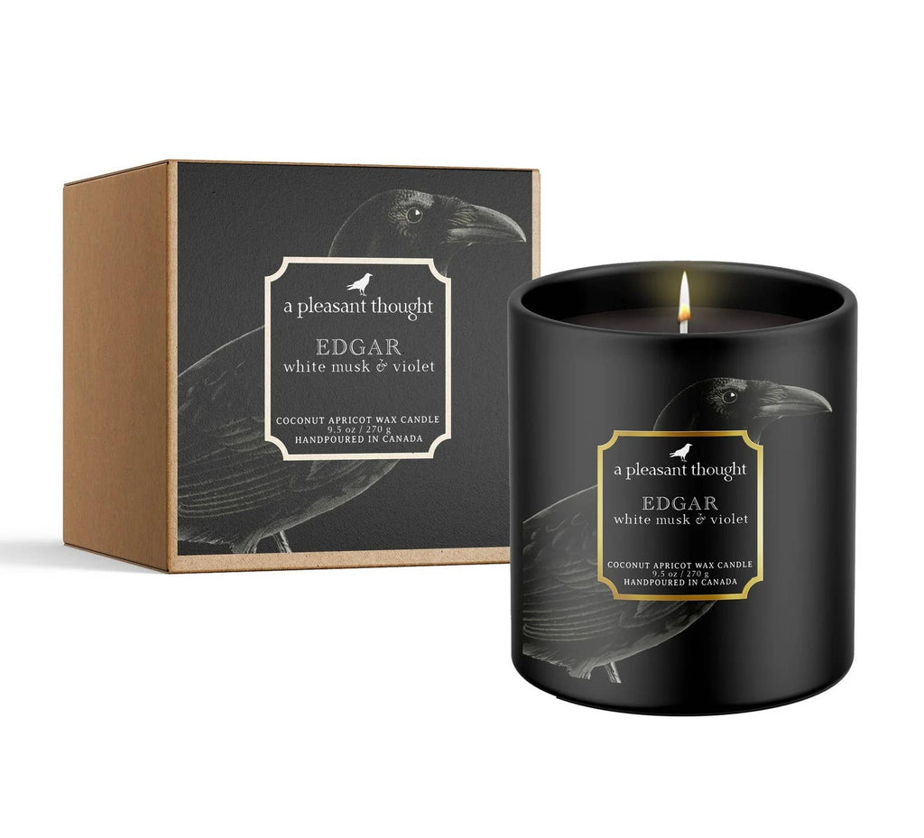 EDGAR White Musk & Violet Candle