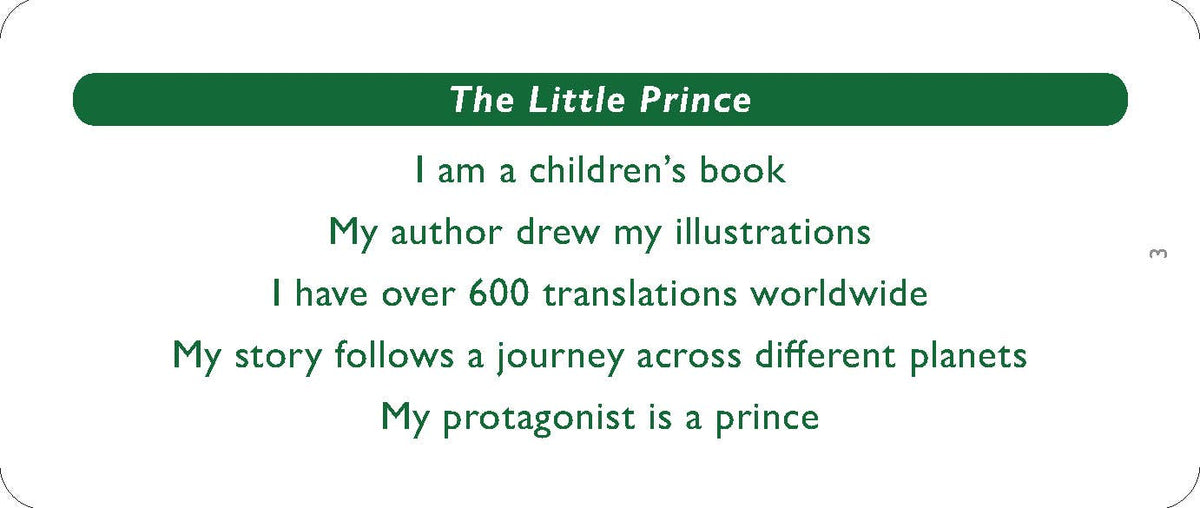 What Book Am I? Guessing Game