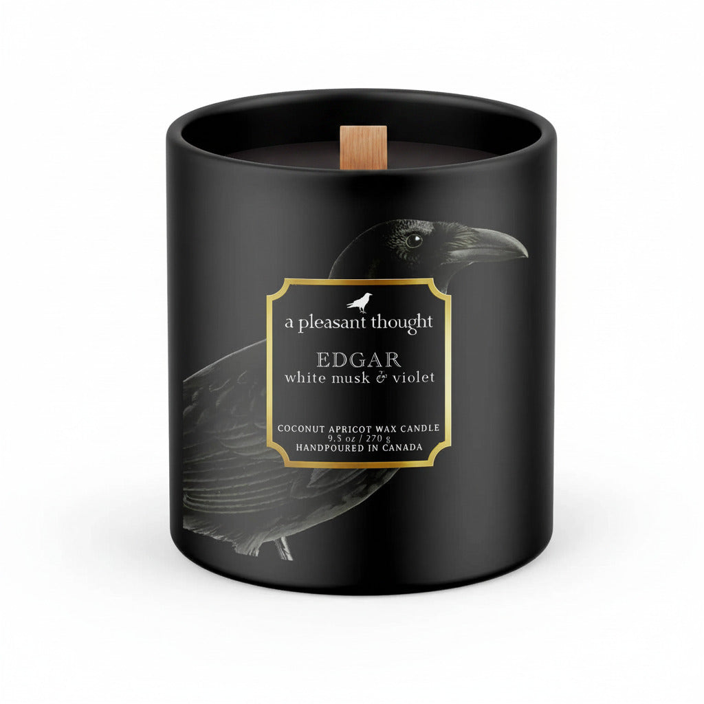 EDGAR White Musk & Violet Candle